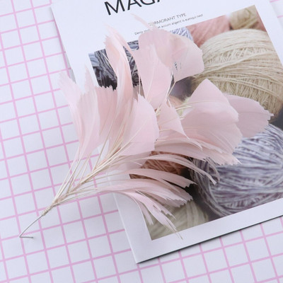 25-30cm Marabou pero cvijet DIY Pokrivalo za glavu Guska Pureće perje Plumas Pokrivalo za glavu Vjenčanje Karneval Ukrasno perje za rukotvorine