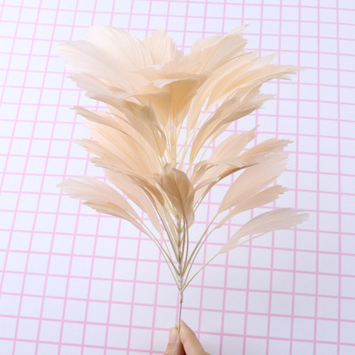 25-30cm Marabou pero cvijet DIY Pokrivalo za glavu Guska Pureće perje Plumas Pokrivalo za glavu Vjenčanje Karneval Ukrasno perje za rukotvorine