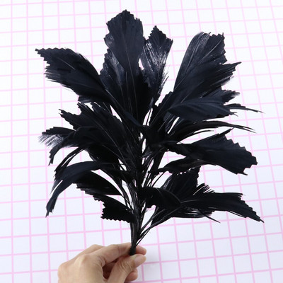 25-30cm Marabou pero cvijet DIY Pokrivalo za glavu Guska Pureće perje Plumas Pokrivalo za glavu Vjenčanje Karneval Ukrasno perje za rukotvorine