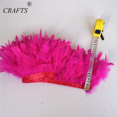 Novi! Crni 2M dugačak prekrasan remen od purećeg perja, 15-20cm DIY nakit, odjeća, umjetnost, rekviziti i ostali dodaci