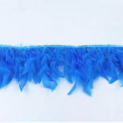 Novi! Crni 2M dugačak prekrasan remen od purećeg perja, 15-20cm DIY nakit, odjeća, umjetnost, rekviziti i ostali dodaci