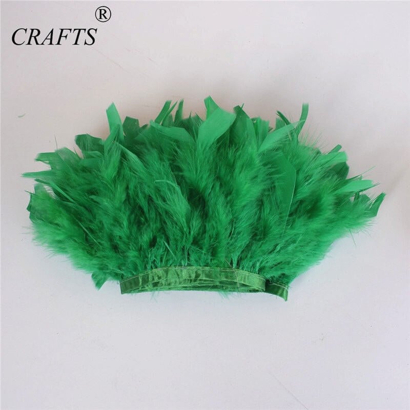 Novi! Crni 2M dugačak prekrasan remen od purećeg perja, 15-20cm DIY nakit, odjeća, umjetnost, rekviziti i ostali dodaci