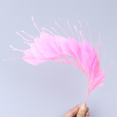 Veleprodaja Prekrasna guščja pera Cvjetni vjenčani korzaži Čvrsto perje za rukotvorine Dodaci za ukrašavanje ukrasa za glavu Perje