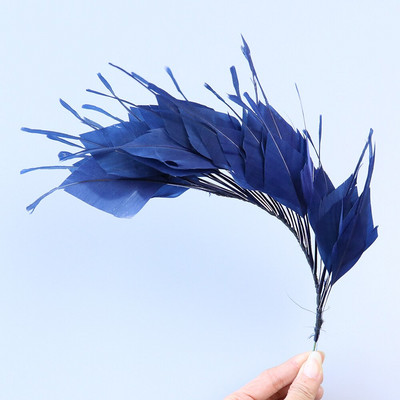 Veleprodaja Prekrasna guščja pera Cvjetni vjenčani korzaži Čvrsto perje za rukotvorine Dodaci za ukrašavanje ukrasa za glavu Perje