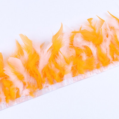 1 metar kožne ružičasto sive pureće perje za ukras vjenčanice perjanice rubna vrpca pribor za šivanje odjeće