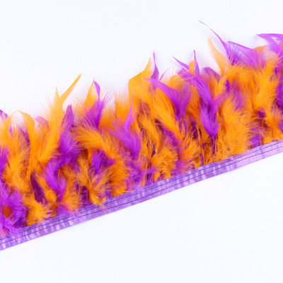 1 metar kožne ružičasto sive pureće perje za ukras vjenčanice perjanice rubna vrpca pribor za šivanje odjeće