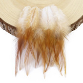 4–6-tolline valge ots Kanasulg DIY käsitsi valmistatud aksessuaarid Ehted Dekoratsioon Kangas Rõivad Kleidi Töötlemine Sulgede Käsitöö