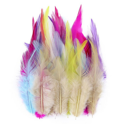 4–6-tolline valge ots Kanasulg DIY käsitsi valmistatud aksessuaarid Ehted Dekoratsioon Kangas Rõivad Kleidi Töötlemine Sulgede Käsitöö