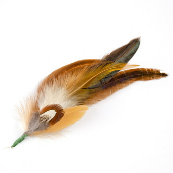 Φυσικά φτερά Διακόσμηση Κεφαλή Όμορφο φτερό κοτόπουλου φασιανού για χειροτεχνίες Καπέλα αποκριάτικου γάμου Αξεσουάρ