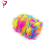 1 metar širine 7-9 CM meko obojeno obojeno višebojno pureće krv Marabou perje Obrub Satenska vrpca Ukrasna čipka