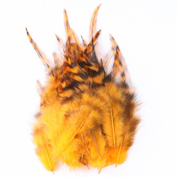 100 БР. Естествени пилешки пера от петел 10-15 CM Парти Направи си занаяти Пера Материал за връзване на мухи Аксесоари за коледна елха Перки