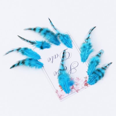 100 buc. pene naturale de pui de cocoș 10-15 CM pentru petrecere, bricolaj, artizanat, pene, material pentru legarea muștelor, accesorii pentru pomul de Crăciun, penne