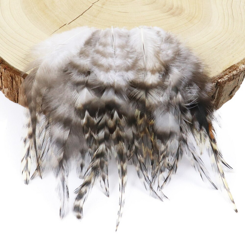 100 buc. pene naturale de pui de cocoș 10-15 CM pentru petrecere, bricolaj, artizanat, pene, material pentru legarea muștelor, accesorii pentru pomul de Crăciun, penne