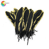 WCFeatherS 10 tk kullasse kastetud musta hanesulgi 15-20 cm DIY tarvikud Peakatte Kaunistussuled käsitööks