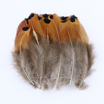 Естествени пера от фазан на петел 5-10 CM Декорация за изработка на бижута Карнавално парти Аксесоари за ръчна работа Занаяти Шлейф 50 БР.