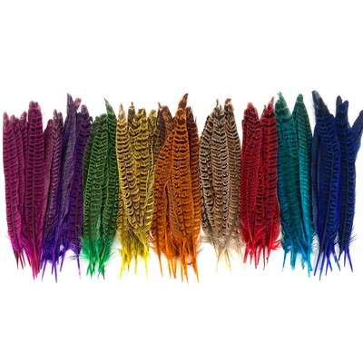 10 kom/lot prirodno perje od fazanovog repa za zanate 10-12 inča šareno perje za izradu nakita DIY ukrasi za zabave perjanice