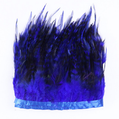 1 metar Obrubljena vrpca od zelenog pijetlovog perja za rukotvorine Dodaci za haljine Šivanje Odjeća Pileće perje Perje Rese na rasprodaji