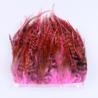 1 metar Obrubljena vrpca od zelenog pijetlovog perja za rukotvorine Dodaci za haljine Šivanje Odjeća Pileće perje Perje Rese na rasprodaji