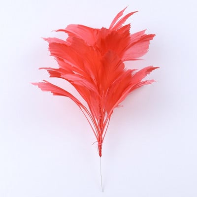 1 hrpa/lot cvijet od pilećeg perja za šešir Ukrasi za pokrivala za glavu perje Pribor za rukotvorine Perje