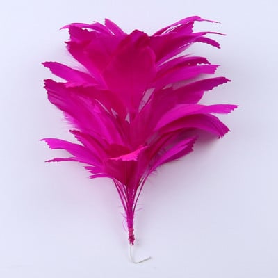 1 hrpa/lot cvijet od pilećeg perja za šešir Ukrasi za pokrivala za glavu perje Pribor za rukotvorine Perje