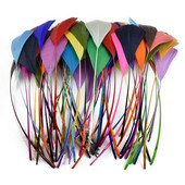 100 kom/lot Veleprodajni ukrasi od šarenog guščjeg perja Mala guščja pera za rukotvorine Materijali za vezivanje muha DIY pribor