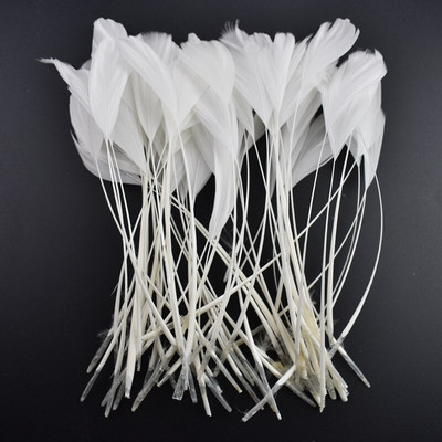 100 kom/lot Veleprodajni ukrasi od šarenog guščjeg perja Mala guščja pera za rukotvorine Materijali za vezivanje muha DIY pribor