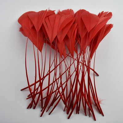 100 kom/lot Veleprodajni ukrasi od šarenog guščjeg perja Mala guščja pera za rukotvorine Materijali za vezivanje muha DIY pribor