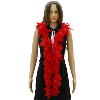 38-40g Naturaalset värvi kalkuni sulg 2 meetrit Marabou Boa kleidi jaoks Riietus Kaunistus Aksessuaarid Sall Sall Vöö Plumas