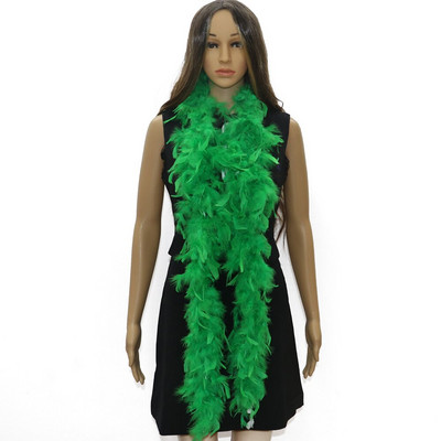 38-40g Naturaalset värvi kalkuni sulg 2 meetrit Marabou Boa kleidi jaoks Riietus Kaunistus Aksessuaarid Sall Sall Vöö Plumas