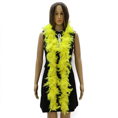 38-40g Naturaalset värvi kalkuni sulg 2 meetrit Marabou Boa kleidi jaoks Riietus Kaunistus Aksessuaarid Sall Sall Vöö Plumas