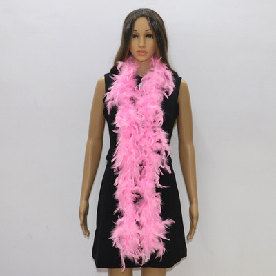 38-40g Naturaalset värvi kalkuni sulg 2 meetrit Marabou Boa kleidi jaoks Riietus Kaunistus Aksessuaarid Sall Sall Vöö Plumas