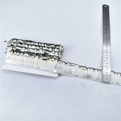 1 yard Obrubi od prirodnog fazanskog perja Rese Diy pribor za ručni rad Šljive za zanate Šivanje vjenčanica Ukrasne perjanice