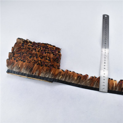 1 yard Obrubi od prirodnog fazanskog perja Rese Diy pribor za ručni rad Šljive za zanate Šivanje vjenčanica Ukrasne perjanice