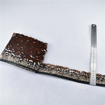 1 yard Obrubi od prirodnog fazanskog perja Rese Diy pribor za ručni rad Šljive za zanate Šivanje vjenčanica Ukrasne perjanice