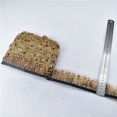 1 yard Obrubi od prirodnog fazanskog perja Rese Diy pribor za ručni rad Šljive za zanate Šivanje vjenčanica Ukrasne perjanice