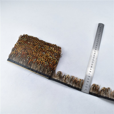 1 yard Obrubi od prirodnog fazanskog perja Rese Diy pribor za ručni rad Šljive za zanate Šivanje vjenčanica Ukrasne perjanice