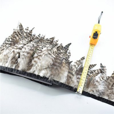 1 yard Obrubi od prirodnog fazanskog perja Rese Diy pribor za ručni rad Šljive za zanate Šivanje vjenčanica Ukrasne perjanice