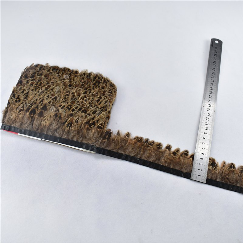 1 yard Obrubi od prirodnog fazanskog perja Rese Diy pribor za ručni rad Šljive za zanate Šivanje vjenčanica Ukrasne perjanice