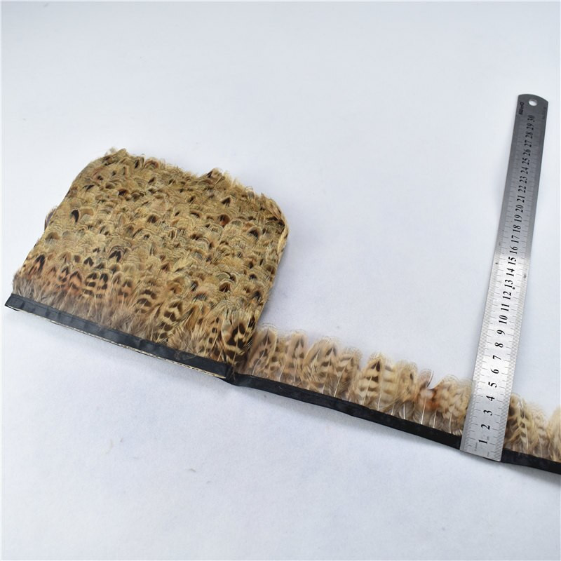 1 yard Obrubi od prirodnog fazanskog perja Rese Diy pribor za ručni rad Šljive za zanate Šivanje vjenčanica Ukrasne perjanice