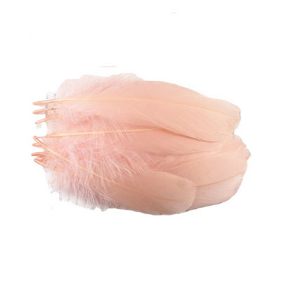 100vnt/part Natūralios Spalvingos Plunksnos Vestuviniai Papuošalai Gamyba Žąsų Plunksnos Vakarėlis Kalėdiniai amatai Pasidaryk pats slyvos Dekoracija 15-20cm