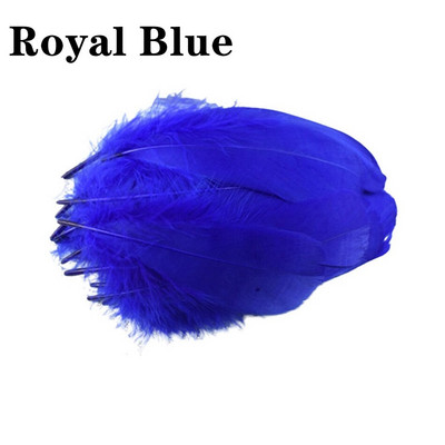 100vnt/part Natūralios Spalvingos Plunksnos Vestuviniai Papuošalai Gamyba Žąsų Plunksnos Vakarėlis Kalėdiniai amatai Pasidaryk pats slyvos Dekoracija 15-20cm