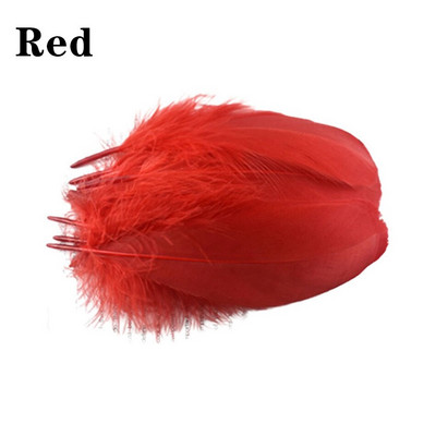 100vnt/part Natūralios Spalvingos Plunksnos Vestuviniai Papuošalai Gamyba Žąsų Plunksnos Vakarėlis Kalėdiniai amatai Pasidaryk pats slyvos Dekoracija 15-20cm