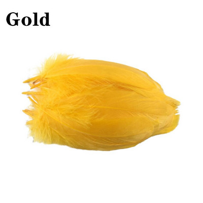 100vnt/part Natūralios Spalvingos Plunksnos Vestuviniai Papuošalai Gamyba Žąsų Plunksnos Vakarėlis Kalėdiniai amatai Pasidaryk pats slyvos Dekoracija 15-20cm