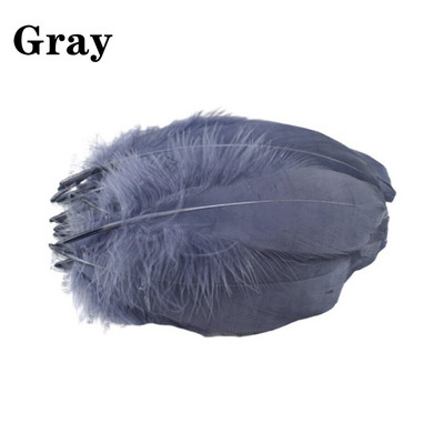 100vnt/part Natūralios Spalvingos Plunksnos Vestuviniai Papuošalai Gamyba Žąsų Plunksnos Vakarėlis Kalėdiniai amatai Pasidaryk pats slyvos Dekoracija 15-20cm