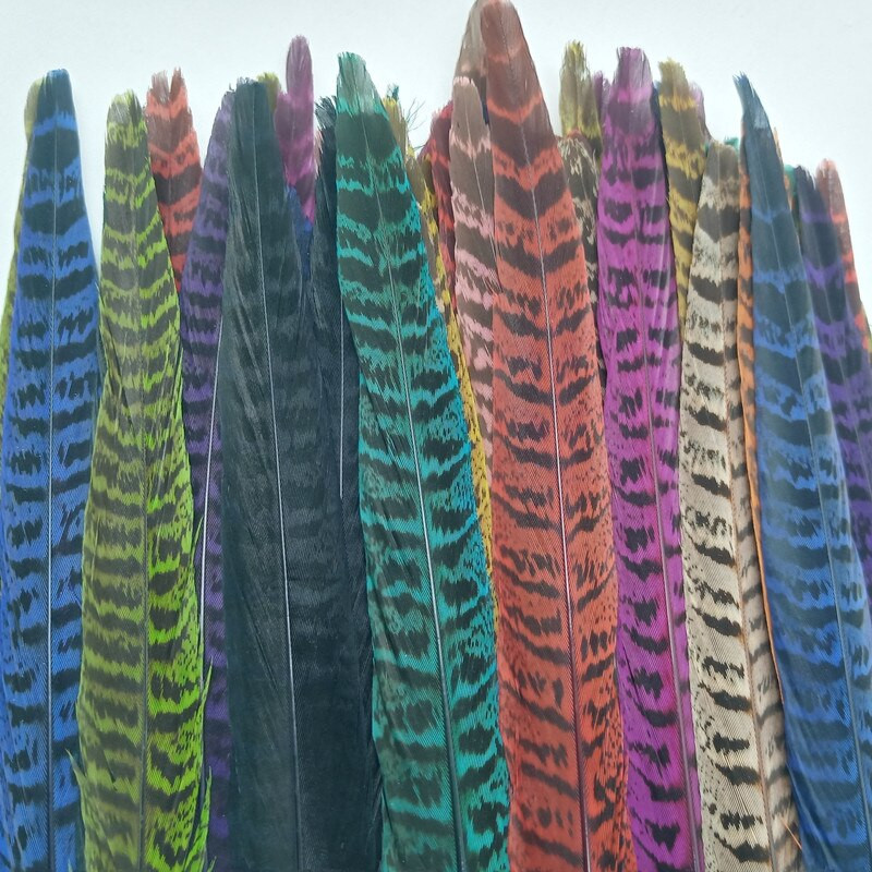 10 tk Naturaalsed emase faasanisaba suled käsitööks jõulupulmade keskosad Diy Pluma Eksootilised aksessuaarid kaunistused 25-30cm