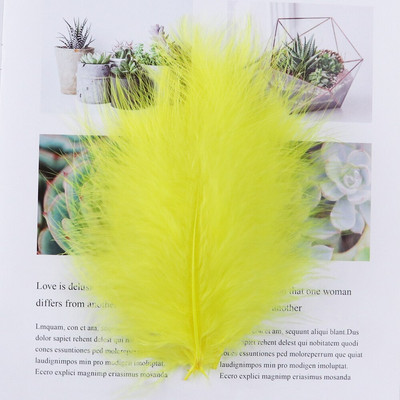 100 komada Nakit od purećeg marabou perja Šeširi Ukrasno perje 10-15 cm/4-6 inča Vrpca od prirodnog perja Dodatak za šivanje