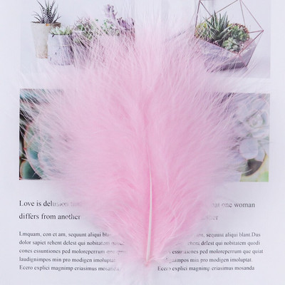 100 komada Nakit od purećeg marabou perja Šeširi Ukrasno perje 10-15 cm/4-6 inča Vrpca od prirodnog perja Dodatak za šivanje