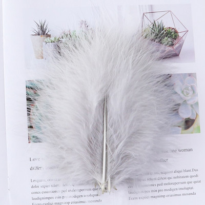 100 komada Nakit od purećeg marabou perja Šeširi Ukrasno perje 10-15 cm/4-6 inča Vrpca od prirodnog perja Dodatak za šivanje
