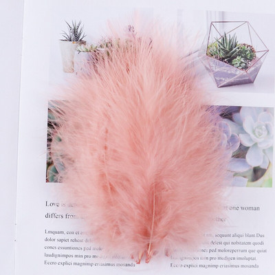 100 komada Nakit od purećeg marabou perja Šeširi Ukrasno perje 10-15 cm/4-6 inča Vrpca od prirodnog perja Dodatak za šivanje