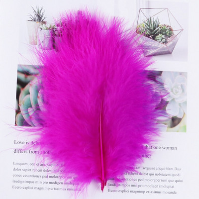 100 komada Nakit od purećeg marabou perja Šeširi Ukrasno perje 10-15 cm/4-6 inča Vrpca od prirodnog perja Dodatak za šivanje